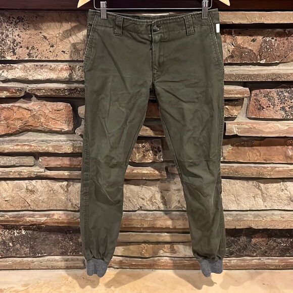 Kith Army Green Cotton Jogger Pants - Picture 1 of 10